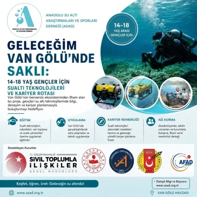 Gençler MicroROV Teknolojisiyle Van Gölü'nün Derinliklerini Keşfediyor