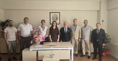 Erzincan İl Sağlık Müdürü Dr. Cihan Tekin'den 112 Başhekimliğine Atanan Dr. Yılmaz'a Hayırlı Olsun Ziyareti