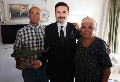 Gökçeada Kaymakamı Osman Acar'dan Kıbrıs Gazilerine Vefa Ziyareti