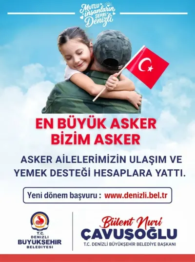 Denizli Büyükşehir Belediyesi'nden Sosyal Destek Ödemeleri Hesaplara Yattı