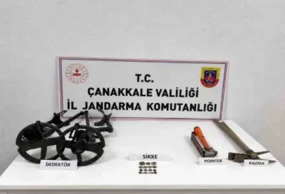 Çanakkale’de Jandarmadan Kaçakçılık Operasyonu: Sikke ve Alkol Ele Geçirildi