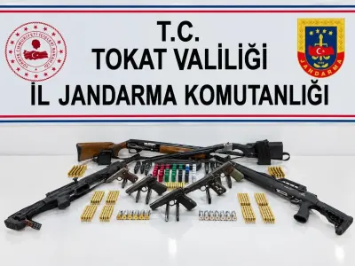 Tokat'ta Silah Kaçakçılığına Büyük Darbe: Çok Sayıda Ruhsatsız Silah Ele Geçirildi
