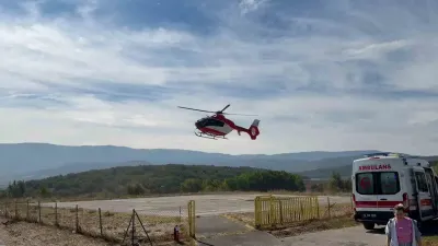 Bolu'da Fenalaşan Böbrek Nakilli 17 Yaşındaki Genç İçin Ambulans Helikopter Seferber Oldu