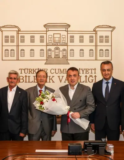 Bilecik Valisi Faik Oktay Sözer, Ahilik Haftası Heyetini Kabul Etti