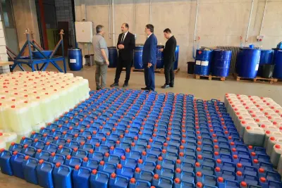 Elazığ'da Öğrenciler Günlük 10 Ton Temizlik Malzemesi Üretiyor