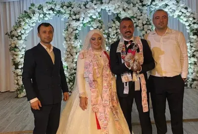 Trabzon'daki Düğünde Altın Yerine Av Köpeği Yavrusu Taktılar!