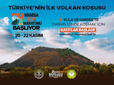 Manisa Ultra Maratonu Başlıyor: Türkiye'nin İlk Volkan Koşusu Kula ve Sardes'te Tarihin İzinde
