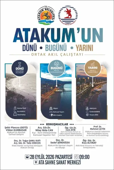 Atakum'un Geleceği 'Ortak Akıl' Çalıştayı ile Şekillenecek