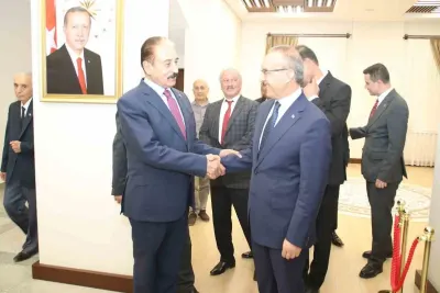MESOB Heyetinden Vali Seddar Yavuz'a Ahilik Haftası Ziyareti