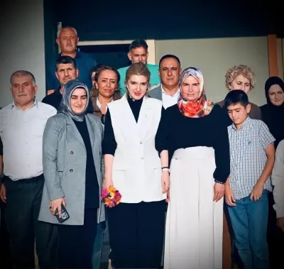 AK Parti Milletvekili Ölmeztoprak Doğanşehir'de Deprem Konutları ve Çarşı Projelerini İnceledi