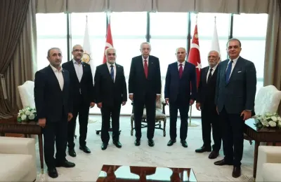 Cumhurbaşkanı Erdoğan, HÜDA PAR Lideri Yapıcıoğlu'nu Kabul Etti