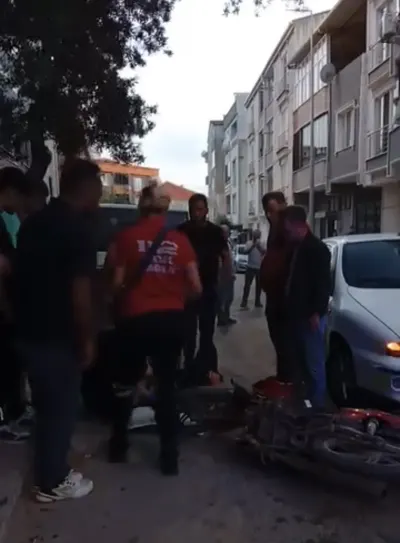 Bursa'da Otomobil ile Motosiklet Çarpıştı: 1 Yaralı