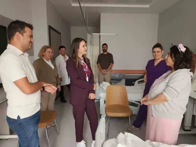 Aydın Şehir Hastanesi Başhekimi Özbağçıvan'dan Kadın Doğum Servisine Ziyaret