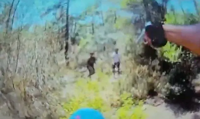 Çalıntı motosikleti su kanalına atıp kaçan şahıslar polisten kaçamadı