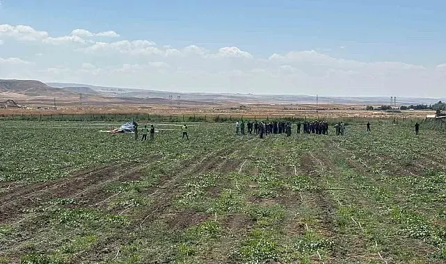 Başkentte eğitim helikopteri düştü: "2 yaralı"