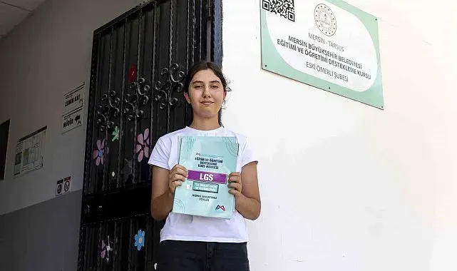 LGS'de Tarsus birincisi Mersin Büyükşehir Belediyesi kurs merkezinden