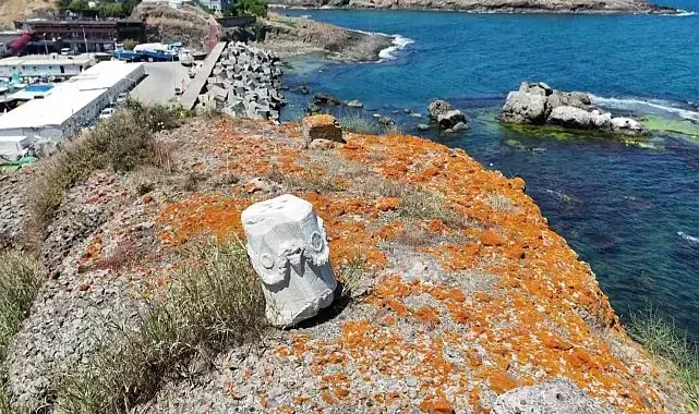 Sarıyer'de 2 bin yıllık Pompei Sütunu bakımsızlığa terk edildi