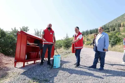 Talas Belediyesi’nden Ali Dağı’nda Yangın Kalkanı Projesi