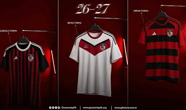 Gaziantep FK, yeni sezon formalarını tanıttı