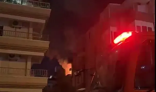 Didim'de ikamet yangını; yangın çıkan dairede maddi hasar oluştu