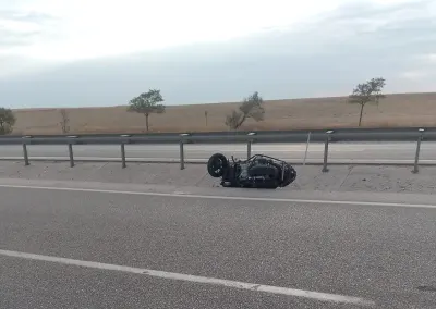 Konya Kulu'da Motosiklet Kazası: 1 Sürücü Yaralandı