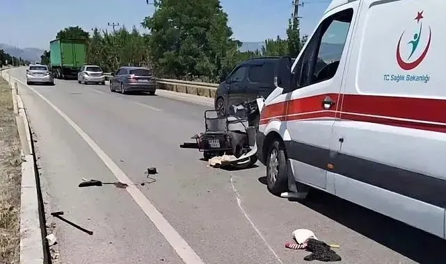 Acıpayam'da SUV aracın çarptığı elektrikli bisikletin sürücüsü yaşamını yitirdi
