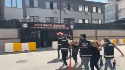 Konya Emniyeti'nden 'Kıskaç' Operasyonu: 20 Şüpheli Yakalandı