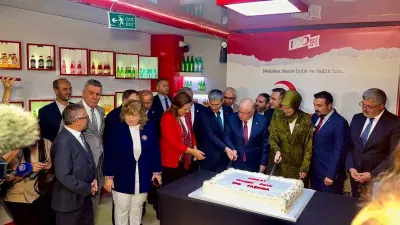 Bakan Yaşar Güler Afyonkarahisar'da Kızılay Maden Suyu Tesislerini Ziyaret Etti