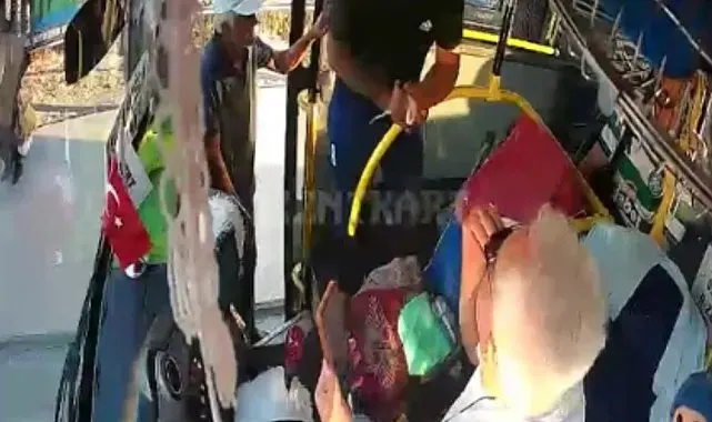 Penseyi silah gibi gösterip şoförü tehdit eden yolcu yakalandı