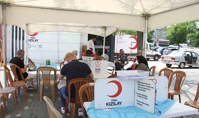 Çarşamba'da kan bağışı kampanyasına yoğun ilgi