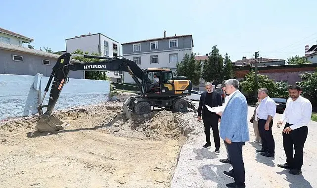 Semt konağı için ilk kazı başladı