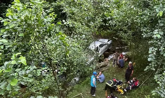 Trabzon'da trafik kazası: 1 ölü, 6 yaralı