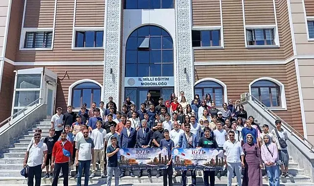 Ağrı'da "1071 Ruhundan Türkiye Yüzyılı Vizyonuna" gezi programının ilk kafilesi döndü