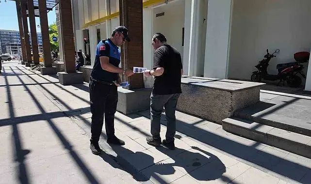 Zabıtadan çevre duyarlılığı çalışması
