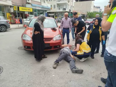 Çivril'de Kaza: Otomobilin Çarptığı Elektrikli Bisiklet Sürücüsü Yaralandı