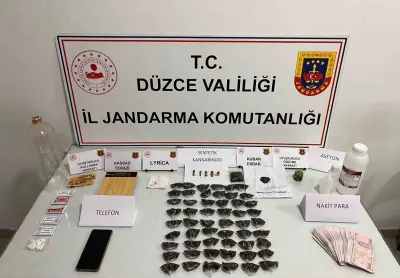 Düzce'de Jandarmadan Başarılı Uyuşturucu Operasyonu: 1 Gözaltı