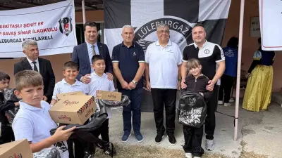 Beşiktaş'tan Eskitaşlı Köyü'ndeki 50 Öğrenciye Anlamlı Eğitim Desteği