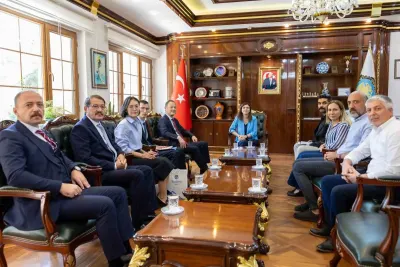 Kırgızistan Ankara Büyükelçisi Ruslan Kazakbaev'den Diyarbakır Büyükşehir Belediyesi'ne Ziyaret