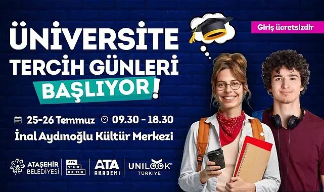Gençlerin üniversite tercih yolculuğuna Ataşehir Belediyesi'nden destek