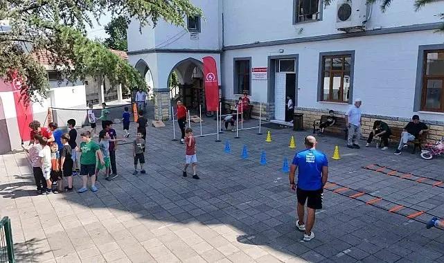 Kur'an kursu öğrencileri sporla buluştu