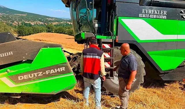 Emet, Şaphane ve Domaniç'te biçerdöver denetimleri sürüyor