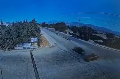 Elazığ'da İki Kişinin Hayatını Kaybettiği Feci Kazanın Güvenlik Kamerası Görüntüleri Ortaya Çıktı