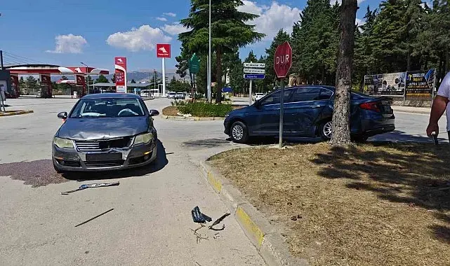 Isparta'da trafik kazası: 1 yaralı