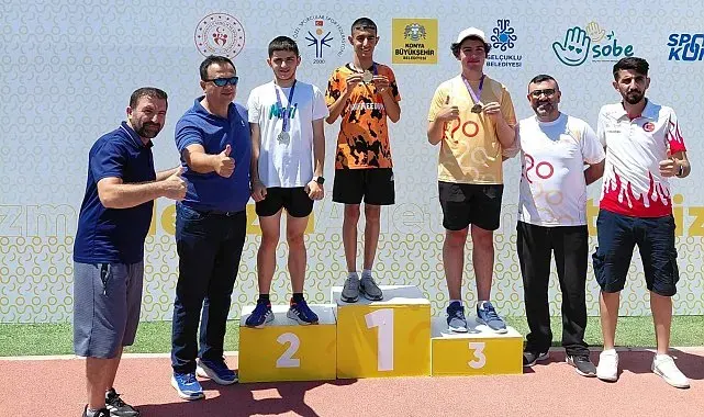 Aydınlı özel sporcular Konya'dan beş madalya ile döndü