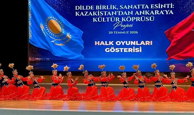 Türkiye-Kazakistan dostluğu halk oyunlarıyla sahneye taşındı
