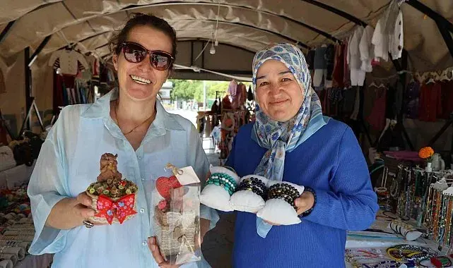 Kırşehirli kadınlar el emeği ürünlerini kazanca dönüştürüyor