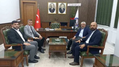 Milletvekili Ersan Aksu'dan Havza Kaymakamı Samet Serin'e Ziyaret