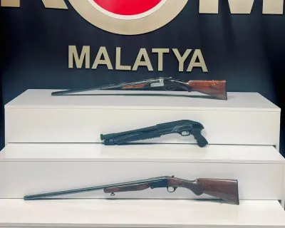 Malatya'da Yasa Dışı Silah Ticareti Operasyonu: 3 Gözaltı