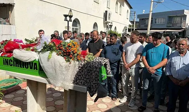 Eda, İncirliova'da son yolculuğuna uğurlandı