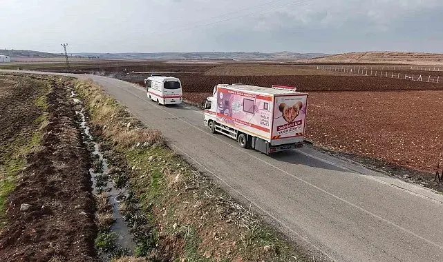 Gezici mobil mamografi aracı Midyat'ta kanser taramalarını vatandaşların ayağına götürdü